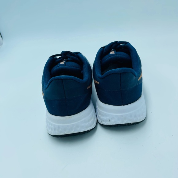 Nike Blue Youth Kids Revolution Sneakers Athletic Shoes - Picture 7 of 9